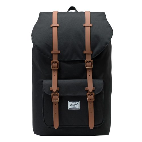 Herschel Supply Co. Little America Rugzak black/saddle brown Laptoprugzak