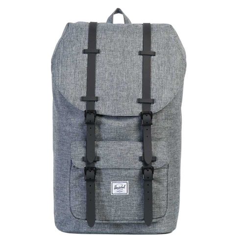 Herschel Supply Co. Little America Rugzak raven crosshatch/black rubber Laptoprugzak
