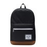 Herschel Supply Co. Pop Quiz Rugzak black/saddle brown Laptoprugzak