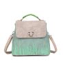 Hi-di-hi Handtas/Schoudertas Grassy Beige/Licht Blauw