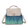Hi-di-hi Handtas/Schoudertas Grassy Beige/Petrol