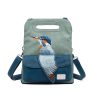 Hi-di-hi Handtas/Schoudertas Kingfisher Light Blue/Petrol