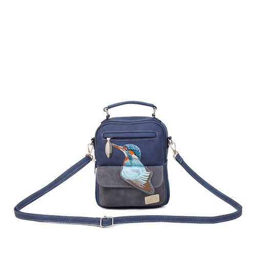 Hi-di-hi Handtas/Schoudertas Traveler Navy-Donker Grijs