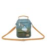 Hi-di-hi Handtas/Schoudertas Traveler Teal-Donker Groen