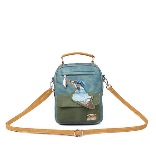 Hi-di-hi Handtas/Schoudertas Traveler Teal-Donker Groen