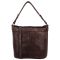 Hide & Stitches Handtas / Schoudertas Paint Rock Donker Bruin