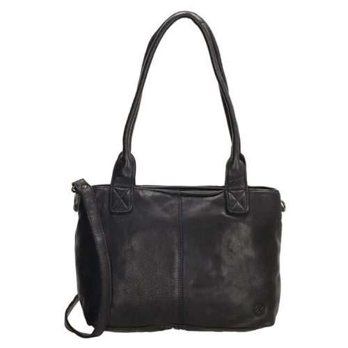Hide en Stitches Shopper / Schoudertas Paint Rock Zwart