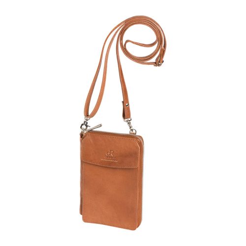 H.J. de Rooy Portemonnee / Telefoon Tasje Camel