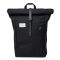 Sandqvist Dante Backpack metal hook, black with black webbing backpack