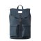 Sandqvist Roald dark slate with black leather backpack