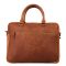 DSTRCT Limited Laptoptas 15,6 inch double zip cognac