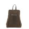 Bear Design Dark Nature Rugtas Met Rits brown Damestas