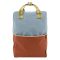 Sticky Lemon Colourblocking Backpack Large blueberry willow brown pear green