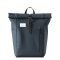 Sandqvist Dante dark slate with black leather backpack
