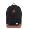 Herschel Supply Co. Heritage Rugzak black/tan synthetic leather Laptoprugzak