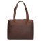 Chesterfield leren laptoptas dames 13" Flint bruin