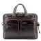 Piquadro Blue Square Portfolio Computer Briefcase 15" with iPad Mahogany