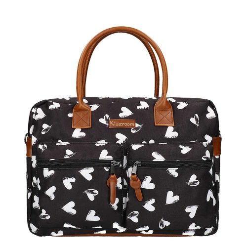 Kidzroom Black & White Diaperbag black Luiertas