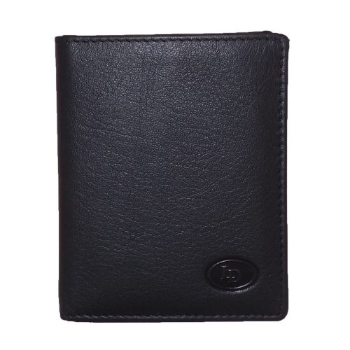 Leather Design Pasjeshouder / Portemonnee 1119 Zwart