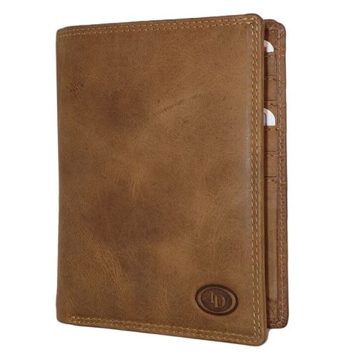 Leather Design Paspoort Portemonnee Hunter Bruin