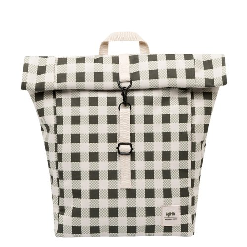 Lefrik Roll Top Mini Backpack vichy Rugzak