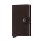 Secrid Mini Wallet Portemonnee Dark Brown