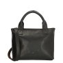 Micmacbags leren Handtas Discover Zwart