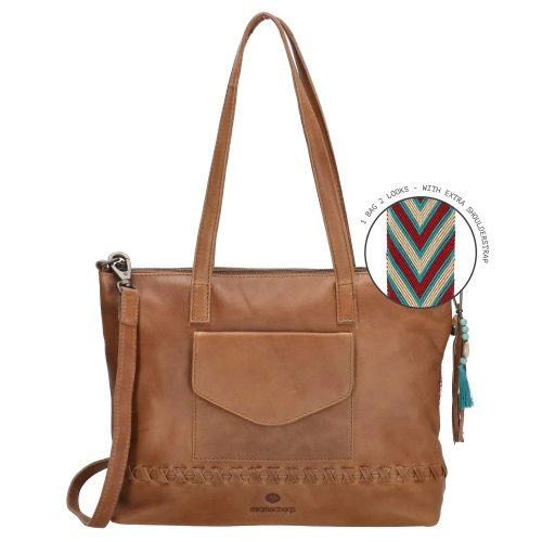 Micmacbags Handtas / Schoudertas Friendship Bruin