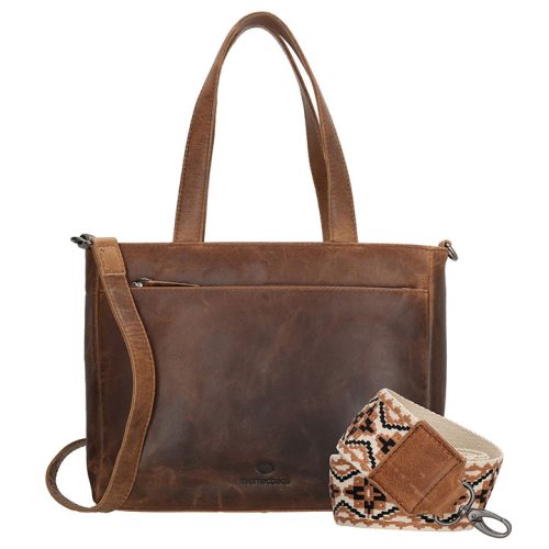 Hide & Stitches Handtas/Schoudertas Next Navajo Bruin