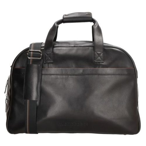 Micmacbags leren Reistas Le mans Zwart