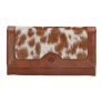 Micmacbags Portemonnee met Vachtje Legacy RFID Cognac