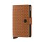 Secrid Mini Wallet Portemonnee Perforated Cognac