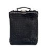 Mutsaers On The Bag Leather Backpack zwart croco backpack
