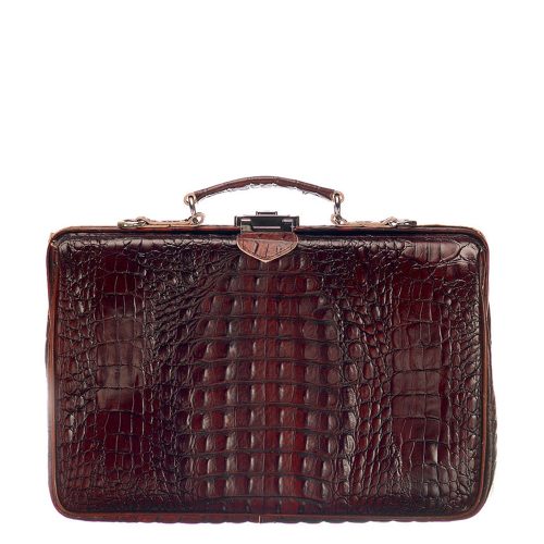 Mutsaers The Classic Aktetas 15'' bruin croco