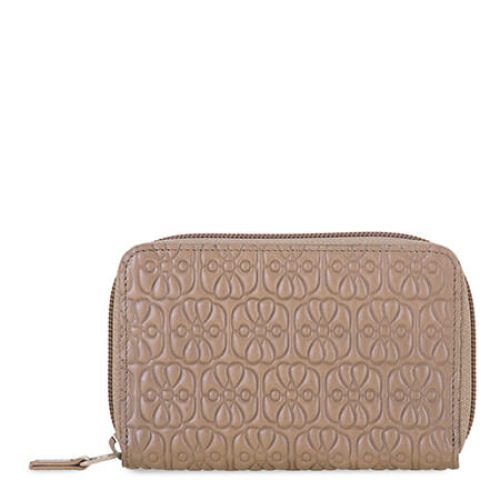 Mywalit Medium Zip Round Wallet Mink