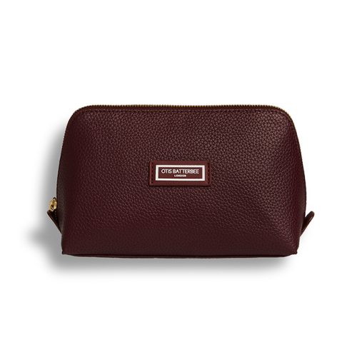 Otis Batterbee The Beauty Makeup Bag L Burgundy