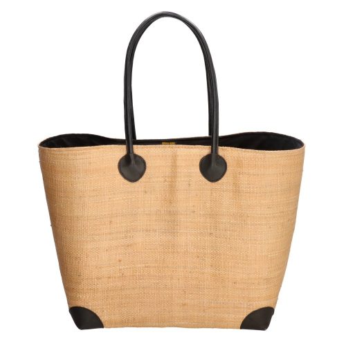 PE Florence Hangara Raffia Rieten Mand Abrikoos