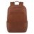 Piquadro Black Square Computer Backpack with iPad Compartment tobacco backpack