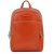 Piquadro Blue Square Computer Backpack With Ipad cognac backpack