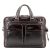Piquadro Blue Square Portfolio Computer Briefcase 15" with iPad Mahogany