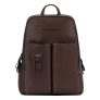 Piquadro Harper Computer Backpack With iPad Pro dark brown backpack