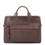 Piquadro Vostok Computer Portfolio Briefcase dark brown