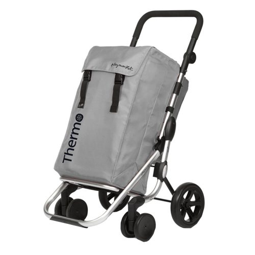 Playmarket Go Plus Boodschappentrolley silver Trolley