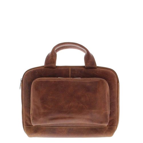 Plevier Akasaka Laptophoes 14 inch laptop of 13 inch MacBook Cognac