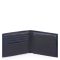 Piquadro Blue Square S Matte Men's Wallet With Flip Up ID Night Blue