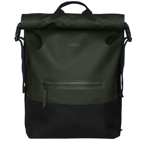 Rains Buckle Rolltop Rucksack green backpack