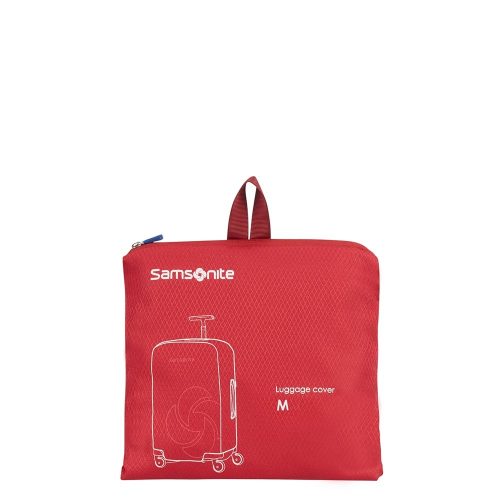 Samsonite Accessoires Foldable Luggage Cover M red Kofferhoes