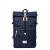 Sandqvist Bernt Backpack navy with natural leather backpack