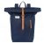 Sandqvist Dante Backpack blue with cognac brown leather backpack