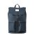Sandqvist Roald dark slate with black leather backpack